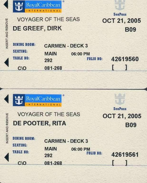 cruise005.JPG - Toegangsbewijs en Visa-kaart in één .... héél handig