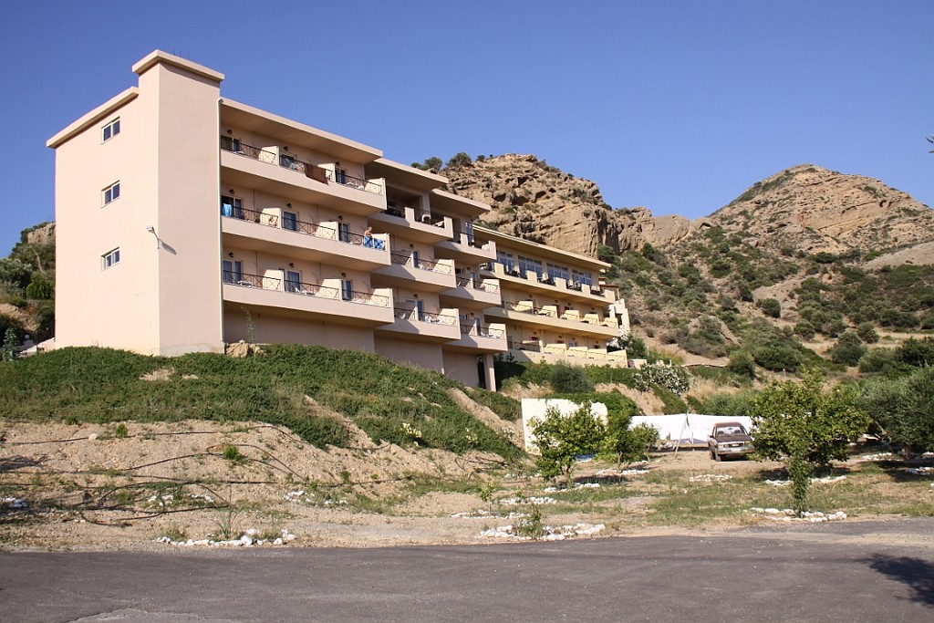 Kreta003.JPG - Het nieuwe gedeelte van Hotel Villa Maxine